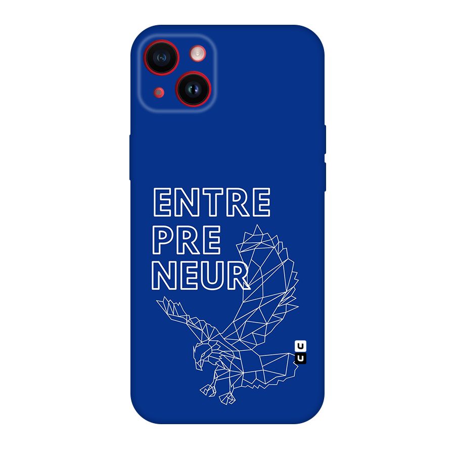 Blue Entrepreneur Back Case for iPhone 14 Plus