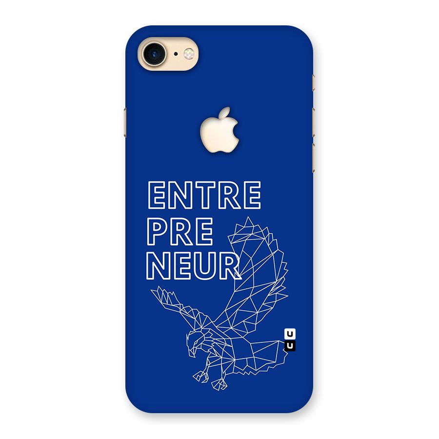 Blue Entrepreneur Back Case for iPhone 7 Apple Cut