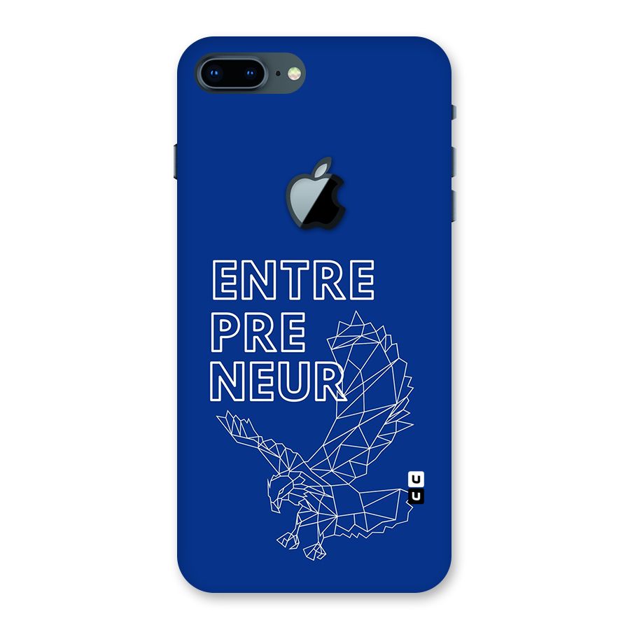 Blue Entrepreneur Back Case for iPhone 7 Plus Apple Cut