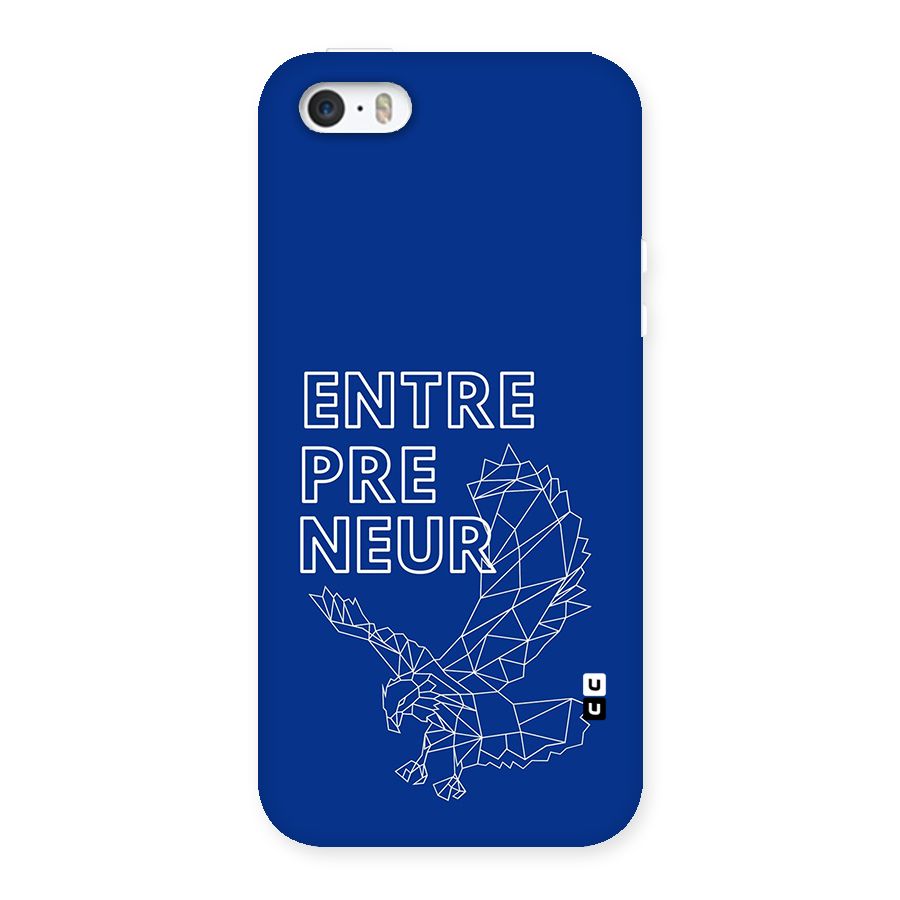 Blue Entrepreneur Back Case for iPhone SE 2016