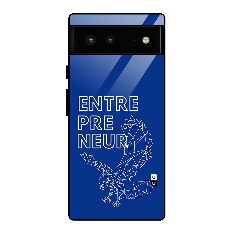 Blue Entrepreneur Glass Back Case for Google Pixel 6