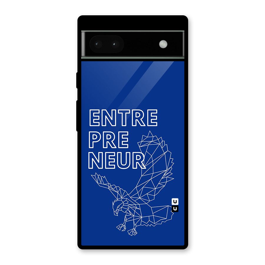 Blue Entrepreneur Glass Back Case for Google Pixel 6a