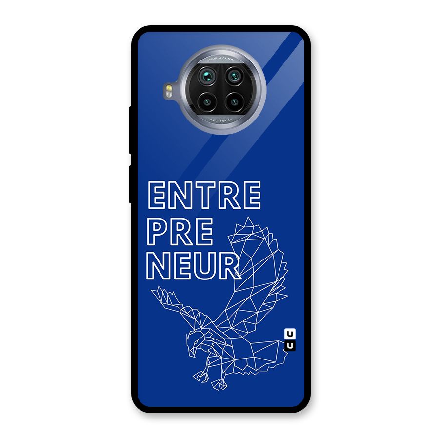 Blue Entrepreneur Glass Back Case for Mi 10i