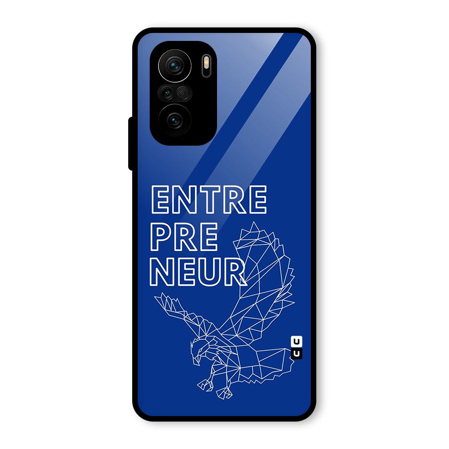 Blue Entrepreneur Glass Back Case for Mi 11X Pro