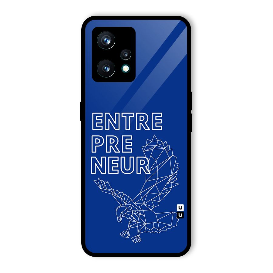 Blue Entrepreneur Glass Back Case for Realme 9 Pro Plus 5G