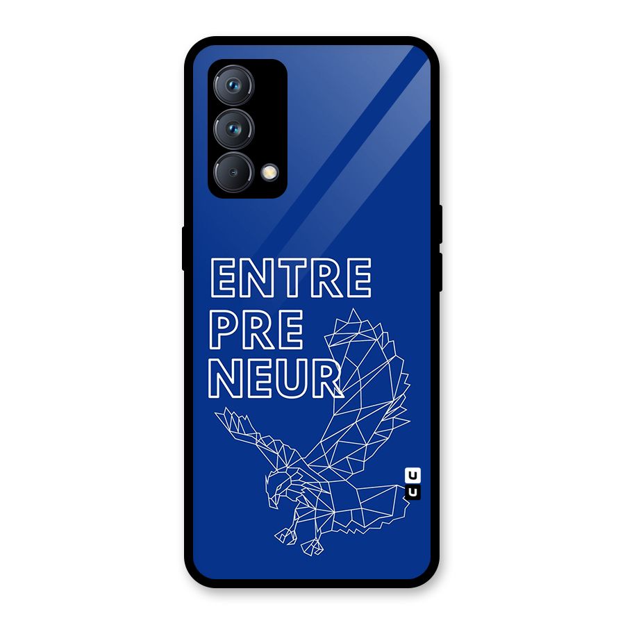 Blue Entrepreneur Glass Back Case for Realme GT Master Edition