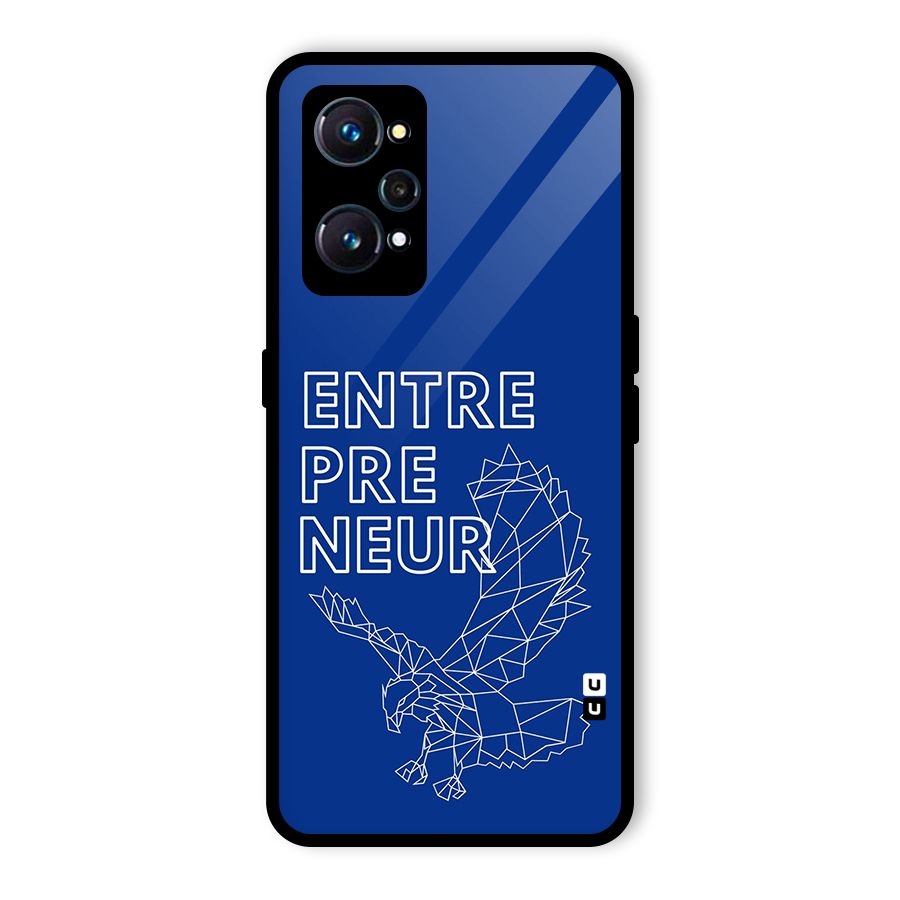 Blue Entrepreneur Glass Back Case for Realme GT Neo2