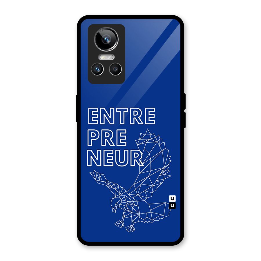 Blue Entrepreneur Glass Back Case for Realme GT Neo 3