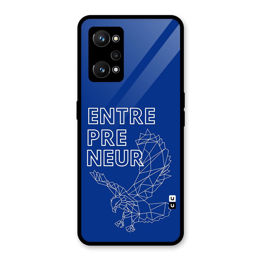 Blue Entrepreneur Glass Back Case for Realme GT Neo 3T