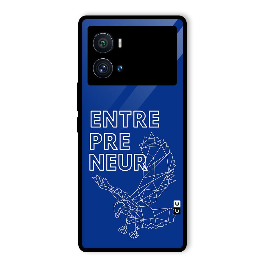 Blue Entrepreneur Glass Back Case for Vivo iQOO 9 Pro