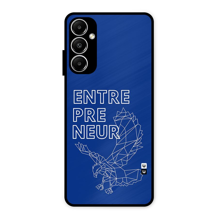 Blue Entrepreneur Metal Back Case for Galaxy A05s