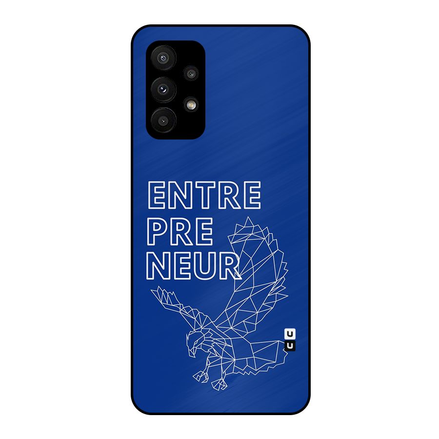 Blue Entrepreneur Metal Back Case for Galaxy A23