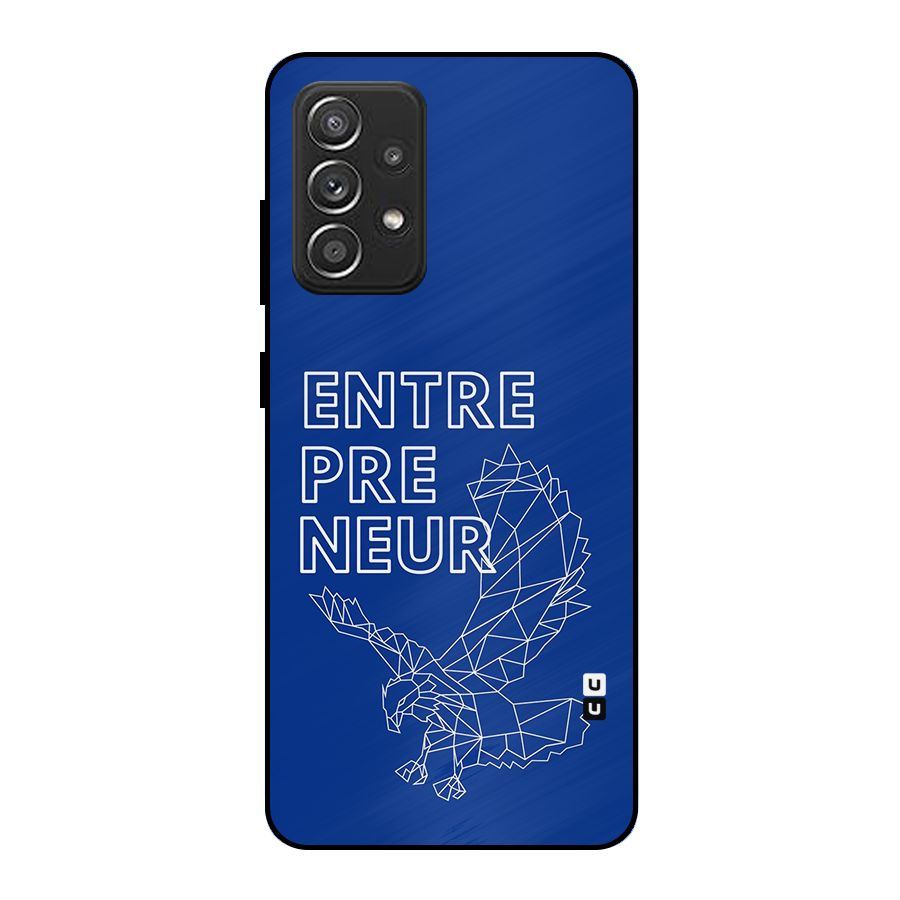 Blue Entrepreneur Metal Back Case for Galaxy A52s 5G