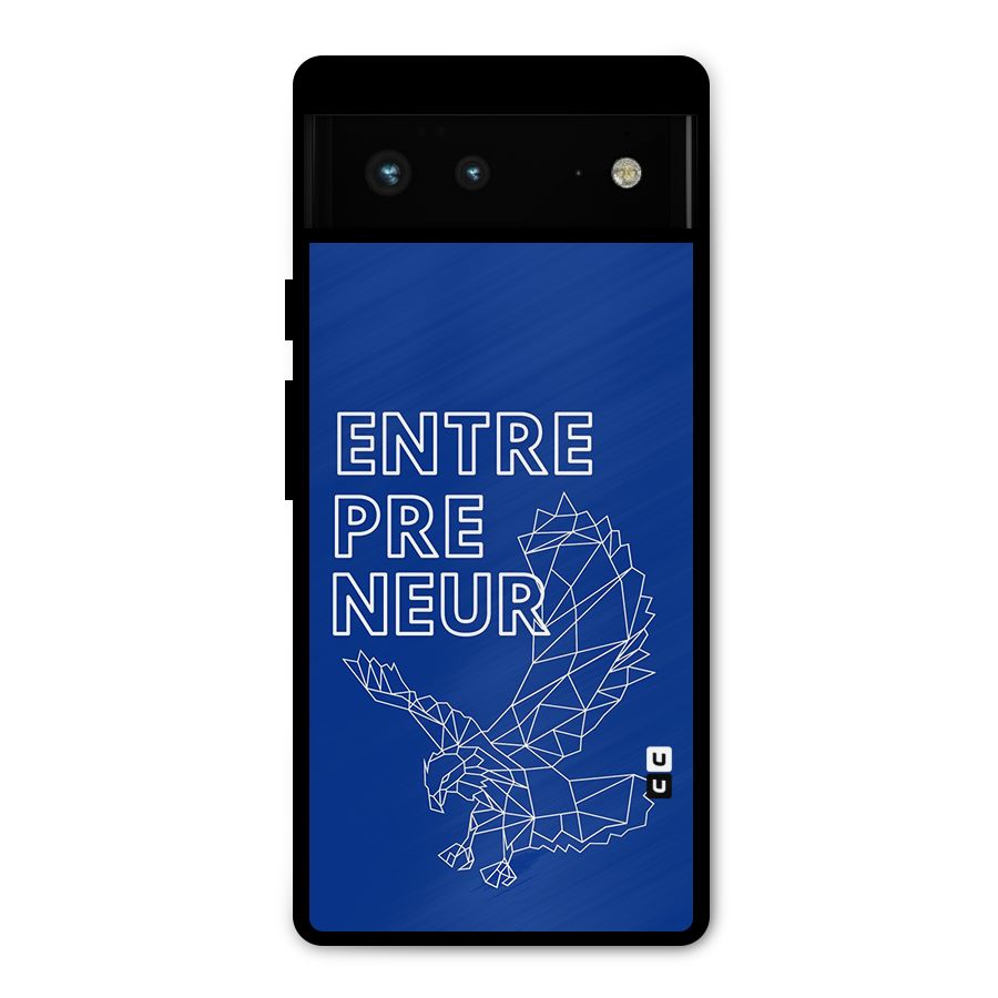 Blue Entrepreneur Metal Back Case for Google Pixel 6