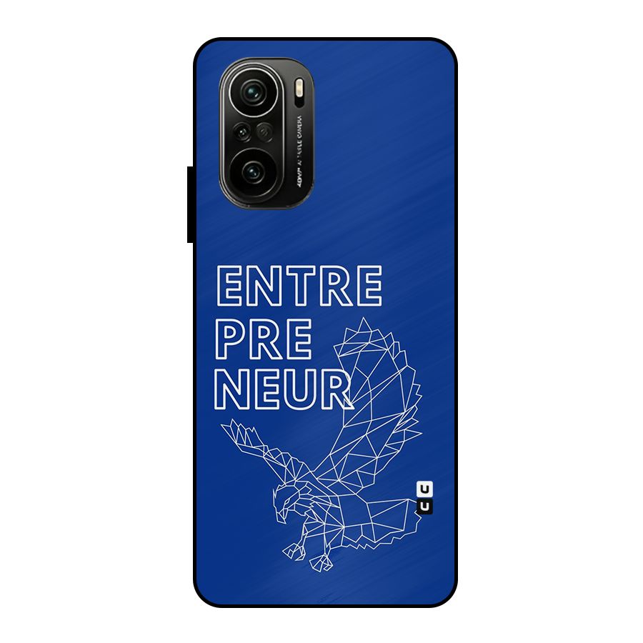 Blue Entrepreneur Metal Back Case for Mi 11X Pro