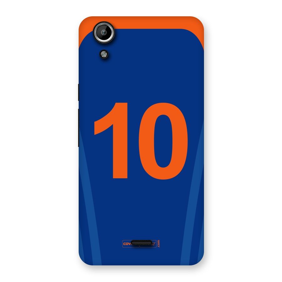 Blue Jersey Back Case for Micromax Canvas Selfie Lens Q345