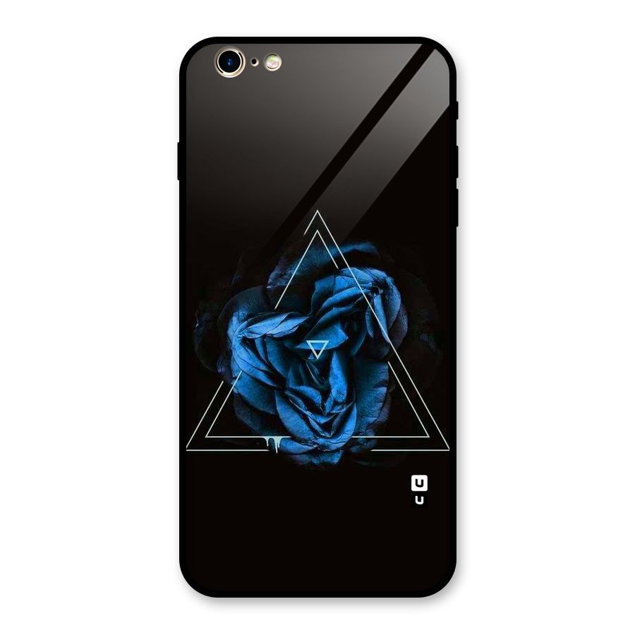 Blue Magic Triangle Glass Back Case for iPhone 6 Plus 6S Plus