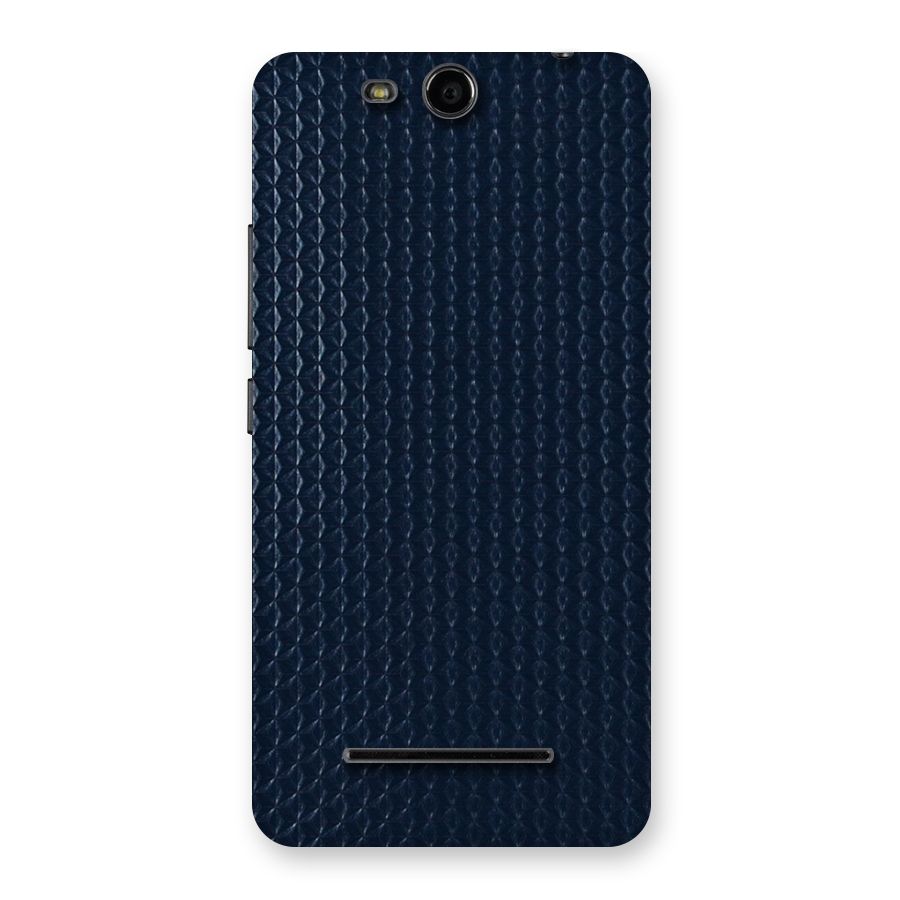 Blue Pattern Back Case for Micromax Canvas Juice 3 Q392