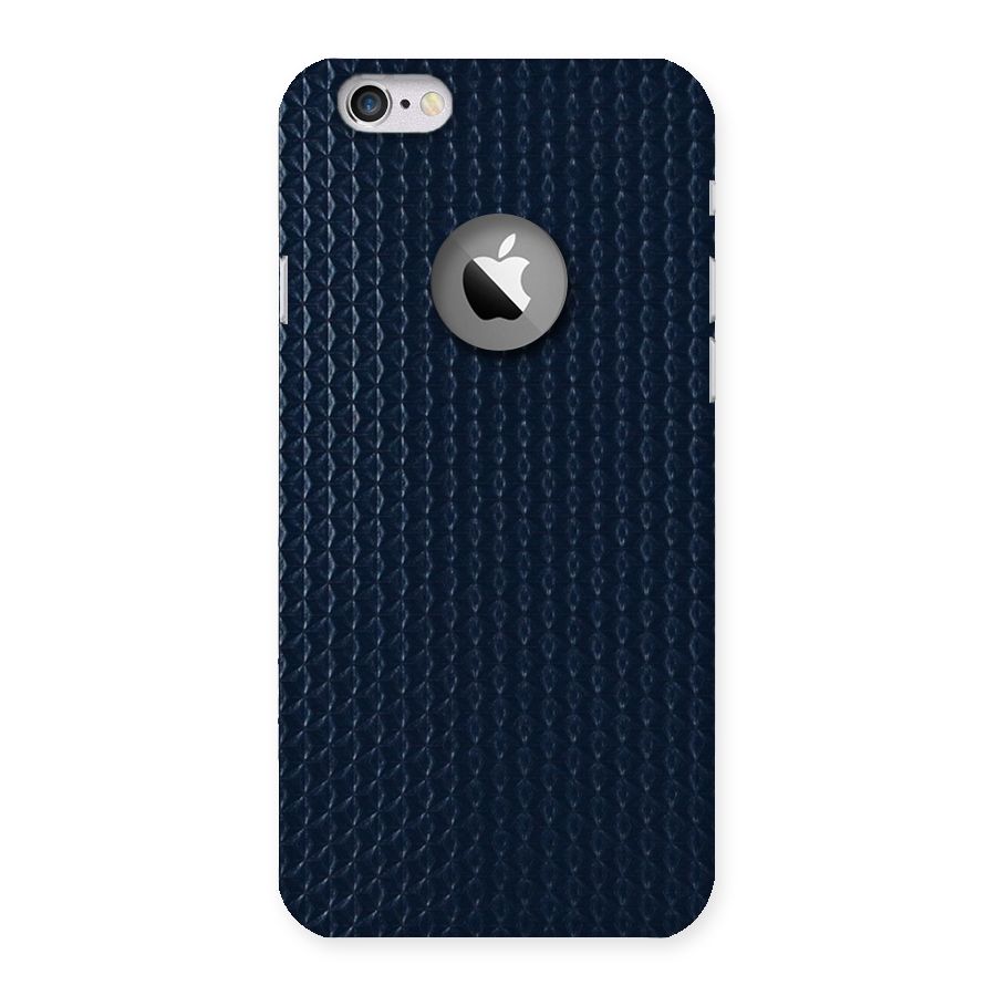Blue Pattern Back Case for iPhone 6 Logo Cut