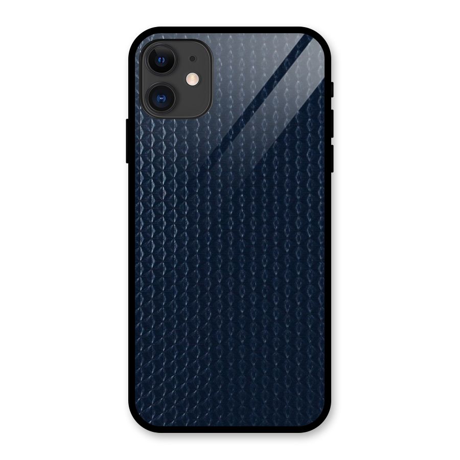 Blue Pattern Glass Back Case for iPhone 11