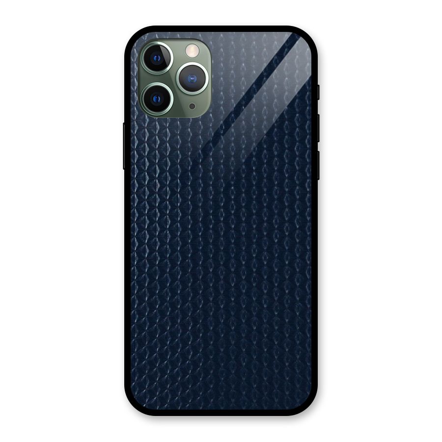 Blue Pattern Glass Back Case for iPhone 11 Pro