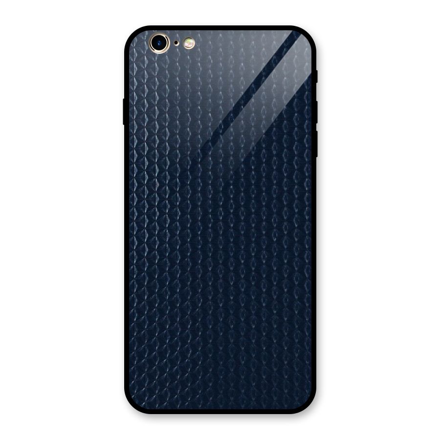 Blue Pattern Glass Back Case for iPhone 6 Plus 6S Plus