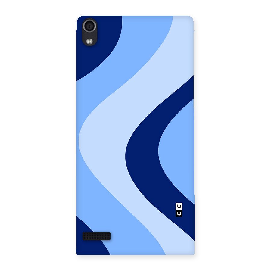 Blue Shade Curves Back Case for Ascend P6