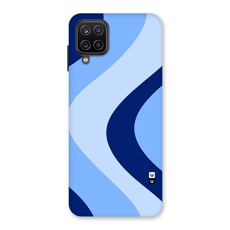 Blue Shade Curves Back Case for Galaxy A12
