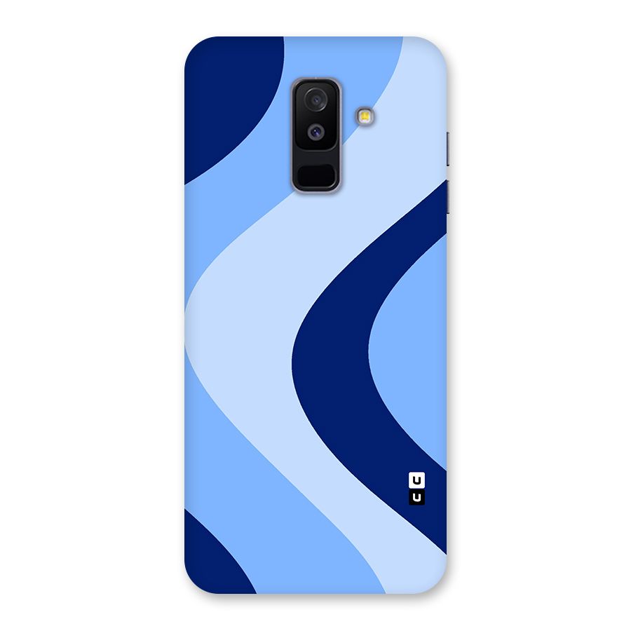 Blue Shade Curves Back Case for Galaxy A6 Plus