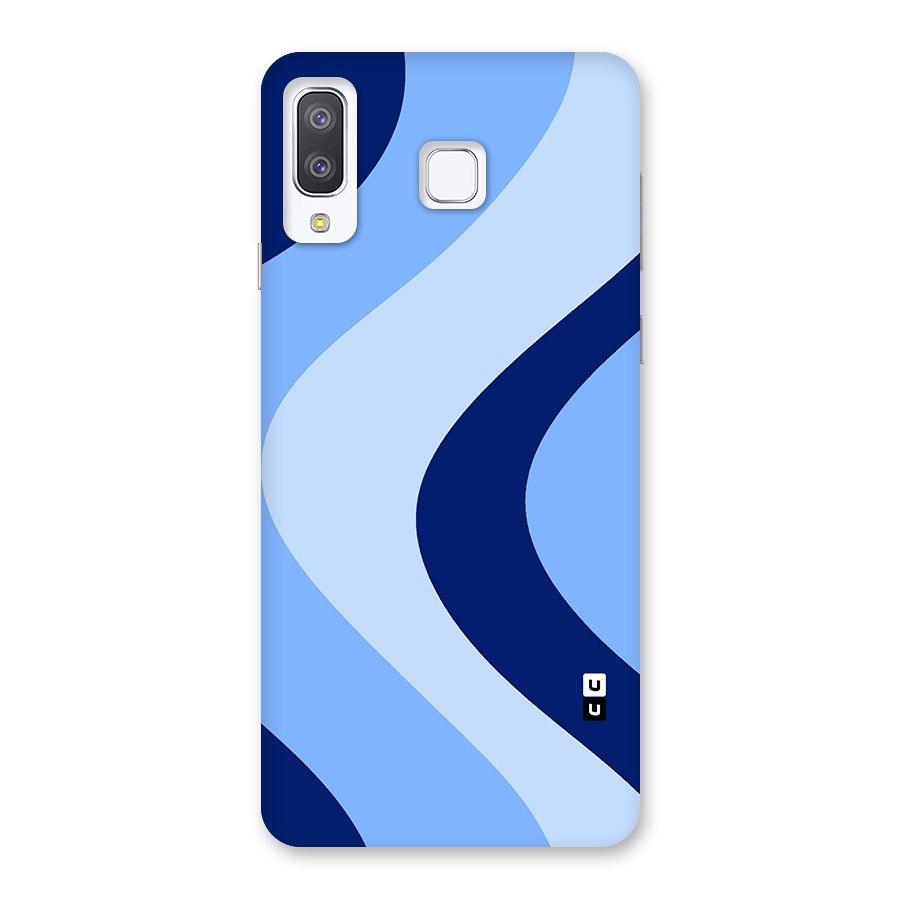 Blue Shade Curves Back Case for Galaxy A8 Star