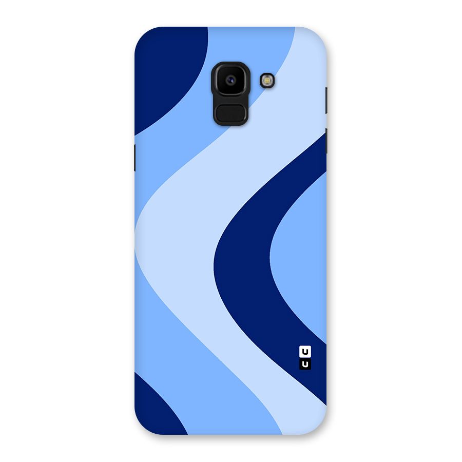 Blue Shade Curves Back Case for Galaxy J6