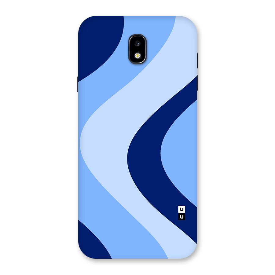 Blue Shade Curves Back Case for Galaxy J7 Pro