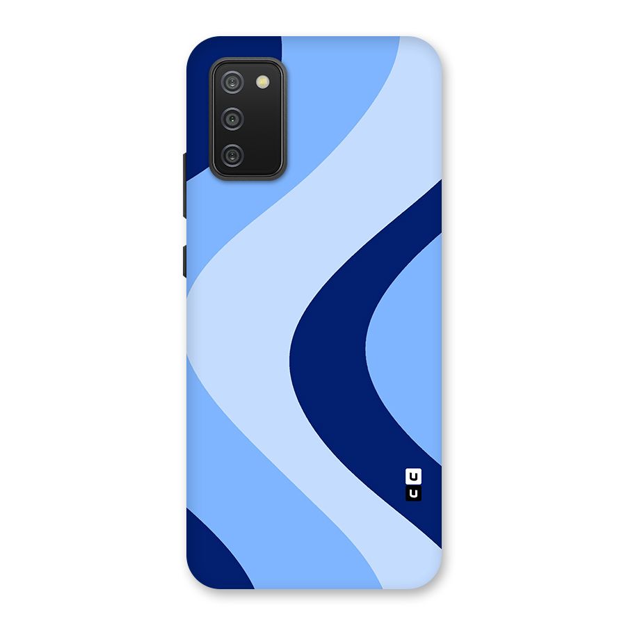 Blue Shade Curves Back Case for Galaxy M02s