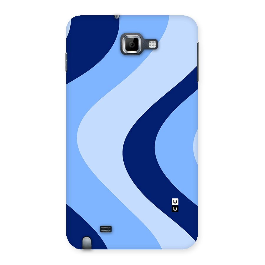 Blue Shade Curves Back Case for Galaxy Note