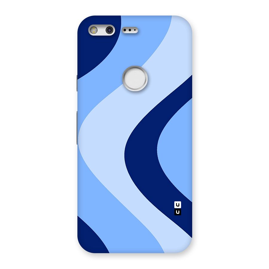 Blue Shade Curves Back Case for Google Pixel