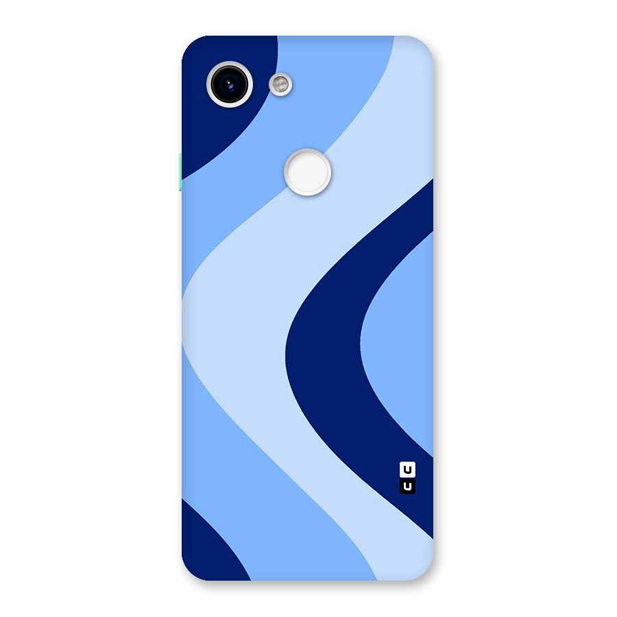 Blue Shade Curves Back Case for Google Pixel 3