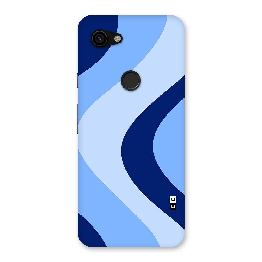 Blue Shade Curves Back Case for Google Pixel 3a