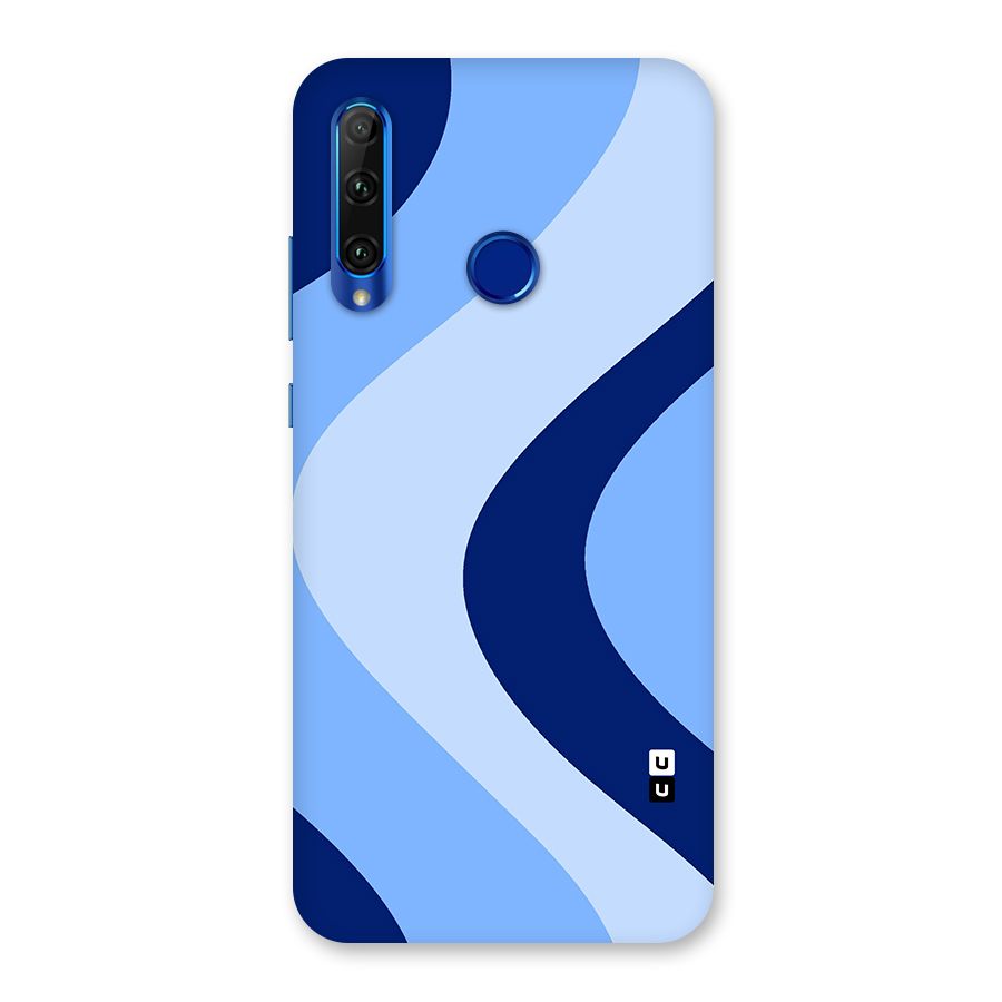 Blue Shade Curves Back Case for Honor 20i