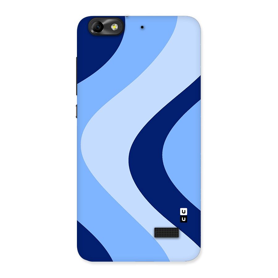 Blue Shade Curves Back Case for Honor 4C