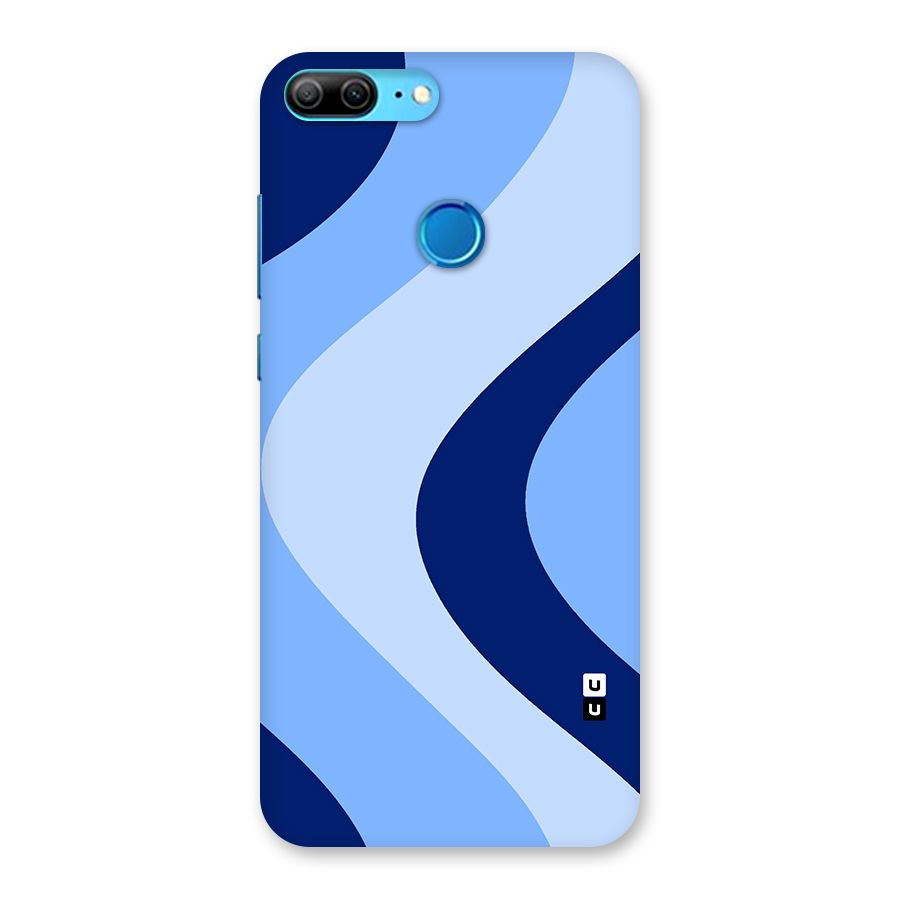 Blue Shade Curves Back Case for Honor 9 Lite