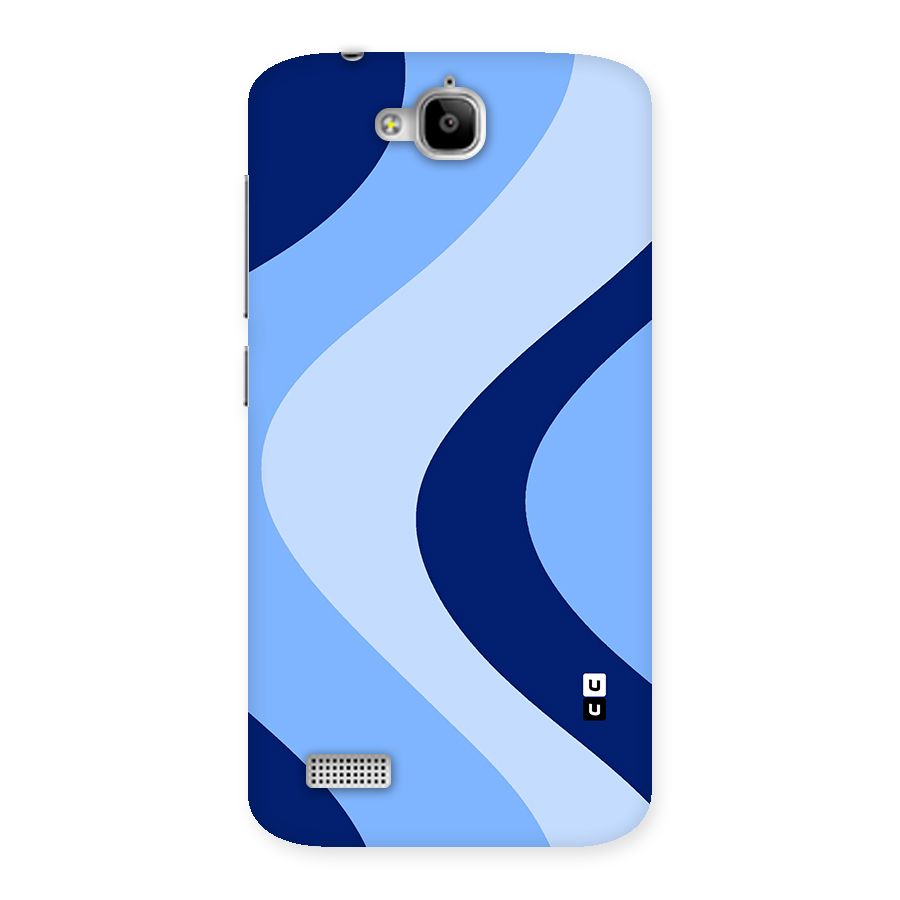 Blue Shade Curves Back Case for Honor Holly