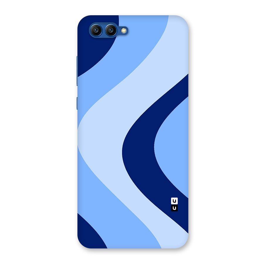 Blue Shade Curves Back Case for Honor View 10