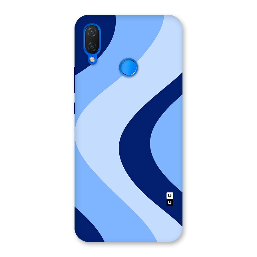 Blue Shade Curves Back Case for Huawei P Smart+