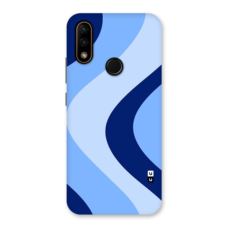 Blue Shade Curves Back Case for Lenovo A6 Note