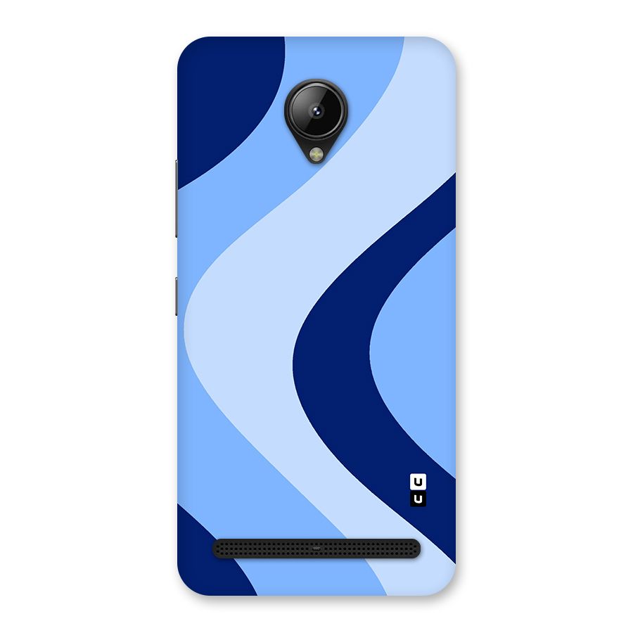 Blue Shade Curves Back Case for Lenovo C2