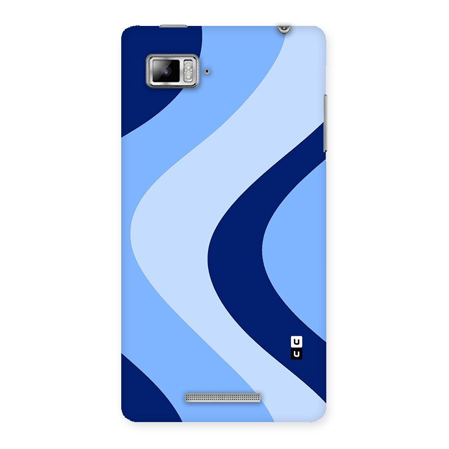 Blue Shade Curves Back Case for Lenovo Vibe Z K910