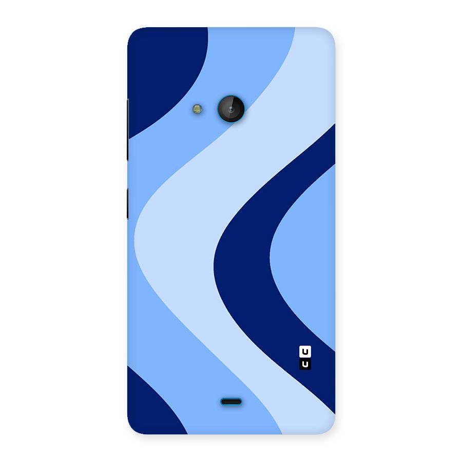 Blue Shade Curves Back Case for Lumia 540