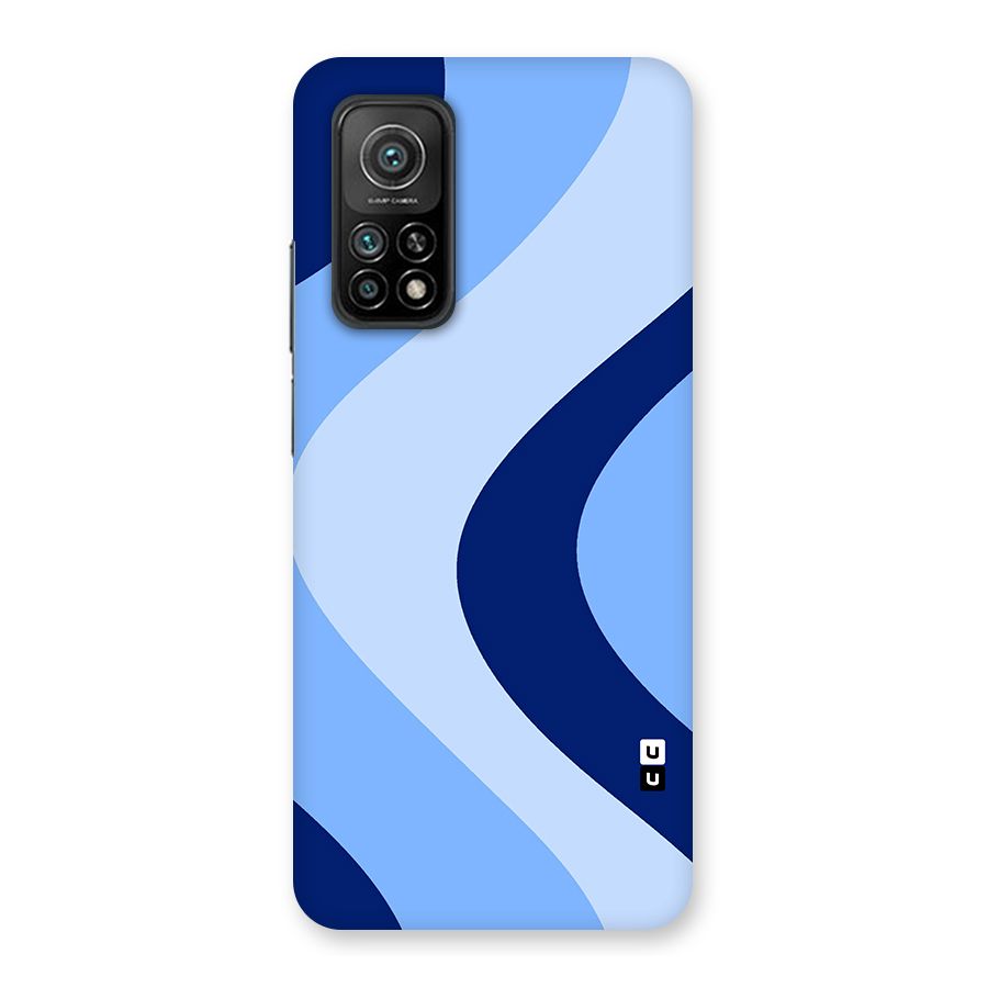 Blue Shade Curves Back Case for Mi 10T 5G