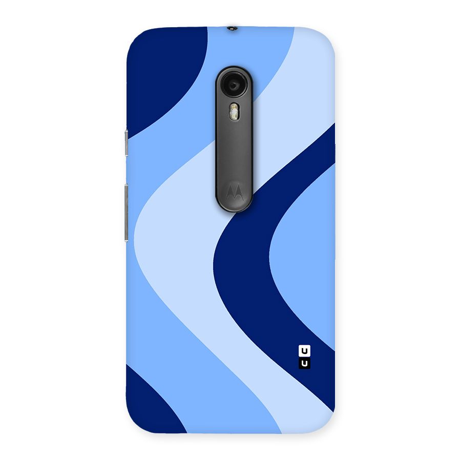 Blue Shade Curves Back Case for Moto G Turbo