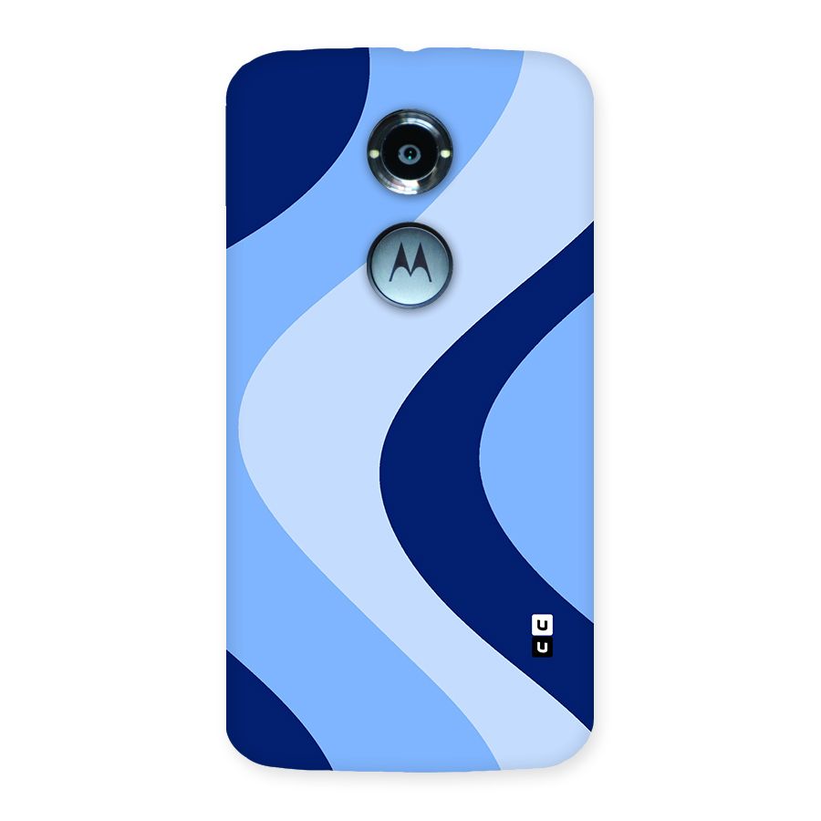 Blue Shade Curves Back Case for Moto X 2nd Gen